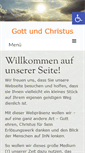 Mobile Screenshot of gott-und-christus.de